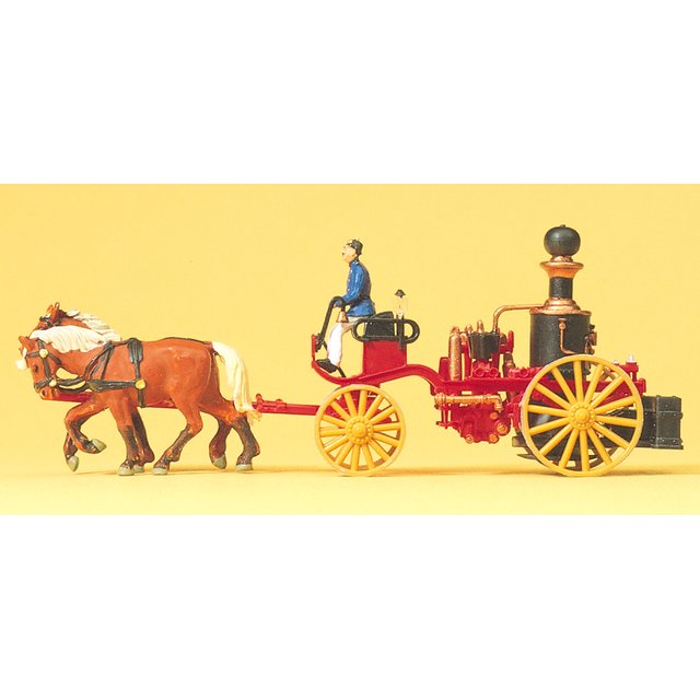 Preiser 30428 H0 Dampfspritze. Um 1900. Fertigmodell