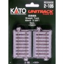 Kato 7002105 Gleis gerade 60 mm, 4 Stück H0