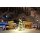 Faller 134002 2 Weihnachtsmarktbuden mit beleuchtetem Weihnachtsbaum H0