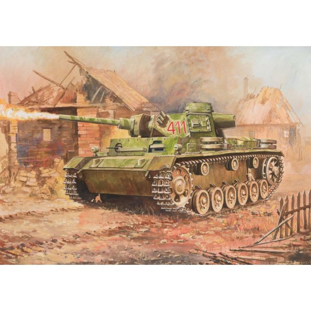 Zvzeda 6162 1/100 Panzer III Flammenwerfe