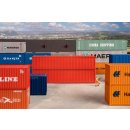 Faller 182154 40 Container, rot, 2er-Set H0