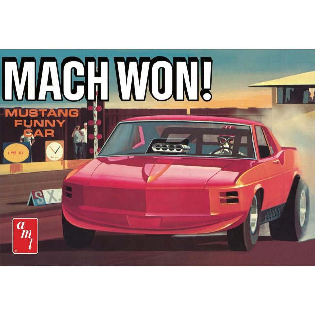 Round2 AMT1455/12 1/25 1970 Ford Mustang Funny Car Mach Won