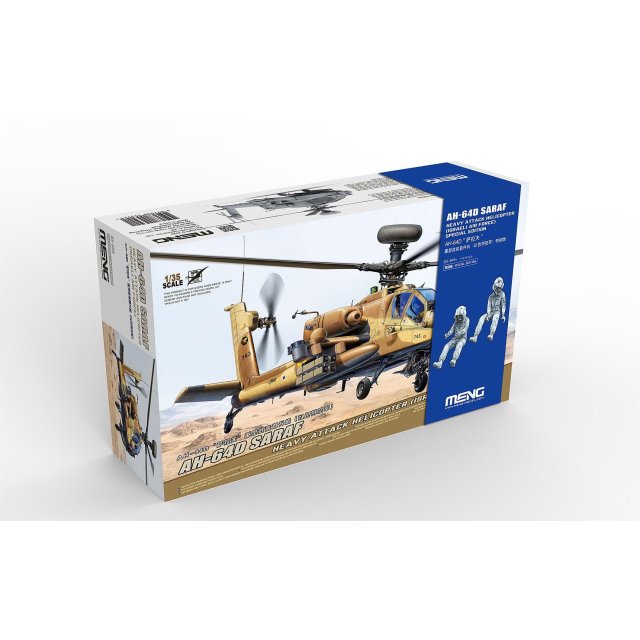 Meng Models QS-005s 1/35 AH 64D Saraf, mit 2 Figuren