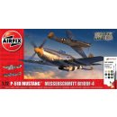 Airfix A50193 1/72 P-51D Mustang vs Bf109F-4 Dogfight Double