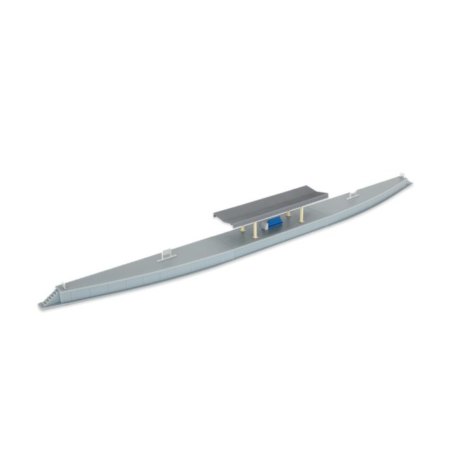 ROKUHAN S046-1 Bahnsteig Basis-Set, 430 x 33 x 11 mm
