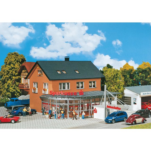 Faller 130480 Sparkasse mit Autoschalter H0