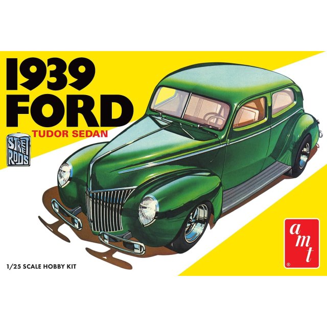 Round2 AMT1434/12 1/25 1939 Ford Sedan Street Rod Series
