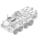 Trumpeter  7424 1/72 M1131 Stryker FSV