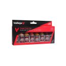 Vallejo 72187 Farb-Set Haut-Töne, 8x18 ml