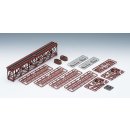 TomyTEC X032663 Fachwerkbrücke, 280 mm, rot, mit...