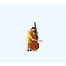 Preiser 28273 Musikantin mit Kontrabass H0