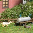Busch 8872 A-Set: Alpakas m.Wasserfass T