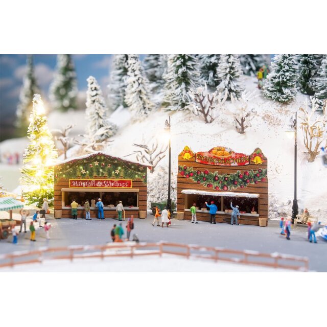 Faller 272020 2 Weihnachtsmarktbuden