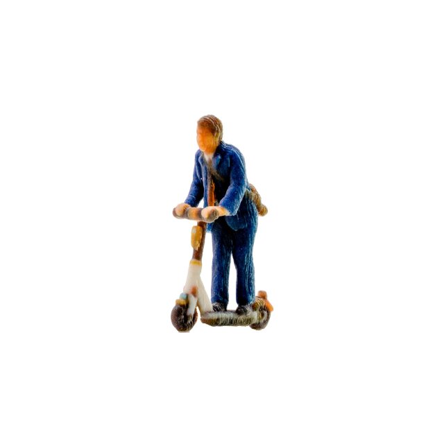 Noch 10607 Mann auf E-Scooter H0