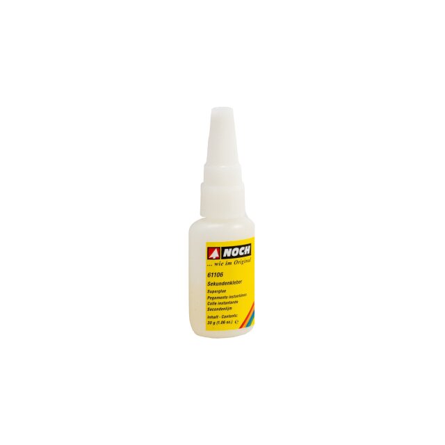 Noch 61106 Sekundenkleber G,1,0,H0,H0M,H0E,TT,N,Z