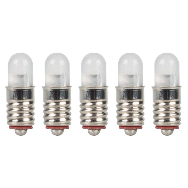 Faller 180229 5 LEDs für Beleuchtungssockel, kaltweiß H0, TT, N, Z