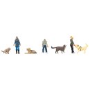 Faller 151745 Spaziergänger mit Hunden