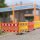 Busch 1108 Schrankenzaun gelb/orange H0