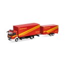 Herpa 321266 MB Atego 13 Planen-LKW m Häng.