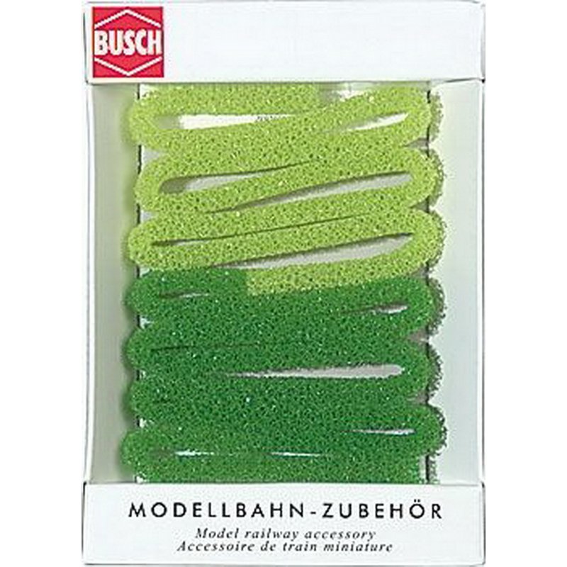 Busch 7150 Strukturmoos Hecke 1m grün H0 N TT Z Neu